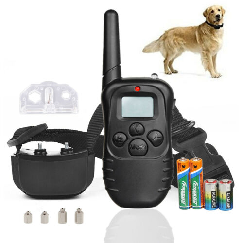 Dog Shock Collar With Remote Waterproof Electric For Large 328 Yard Pet Training