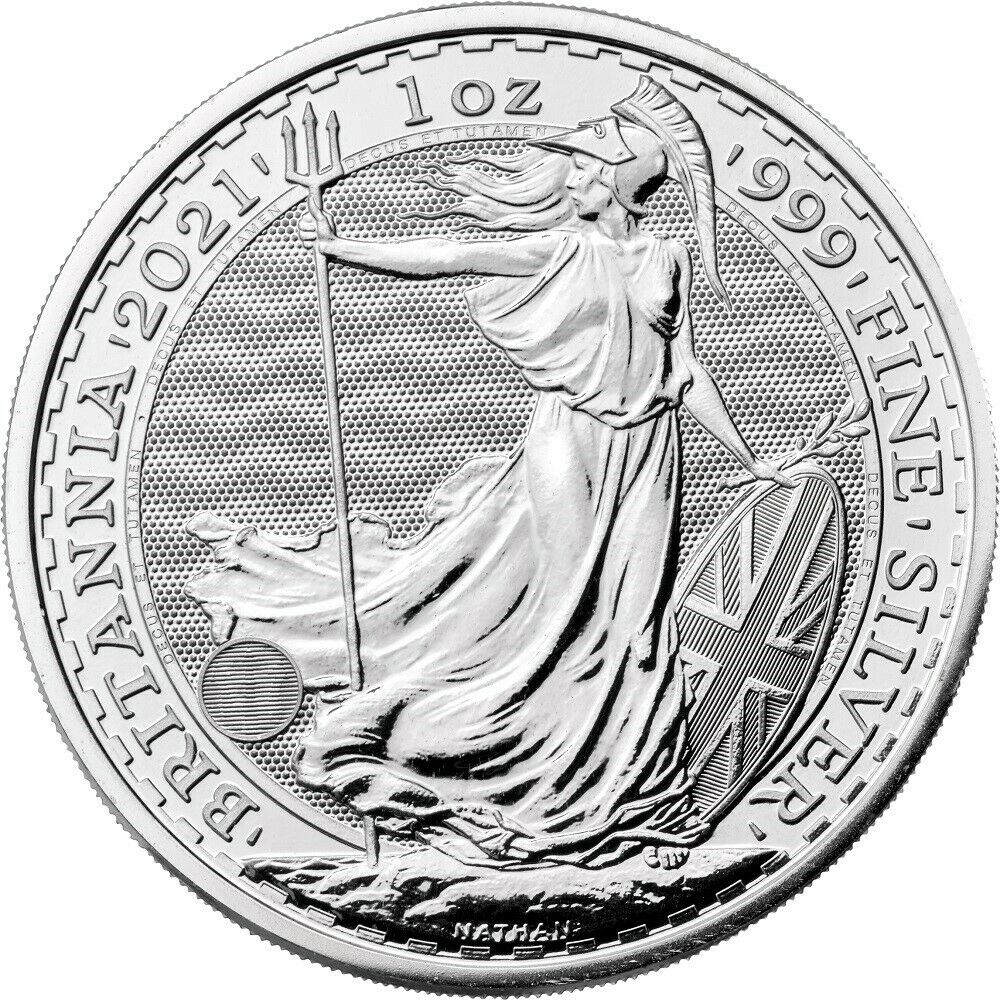 2021 United Kingdom 2 Pound Silver Britannia .999 1 Oz Bu - In Stock