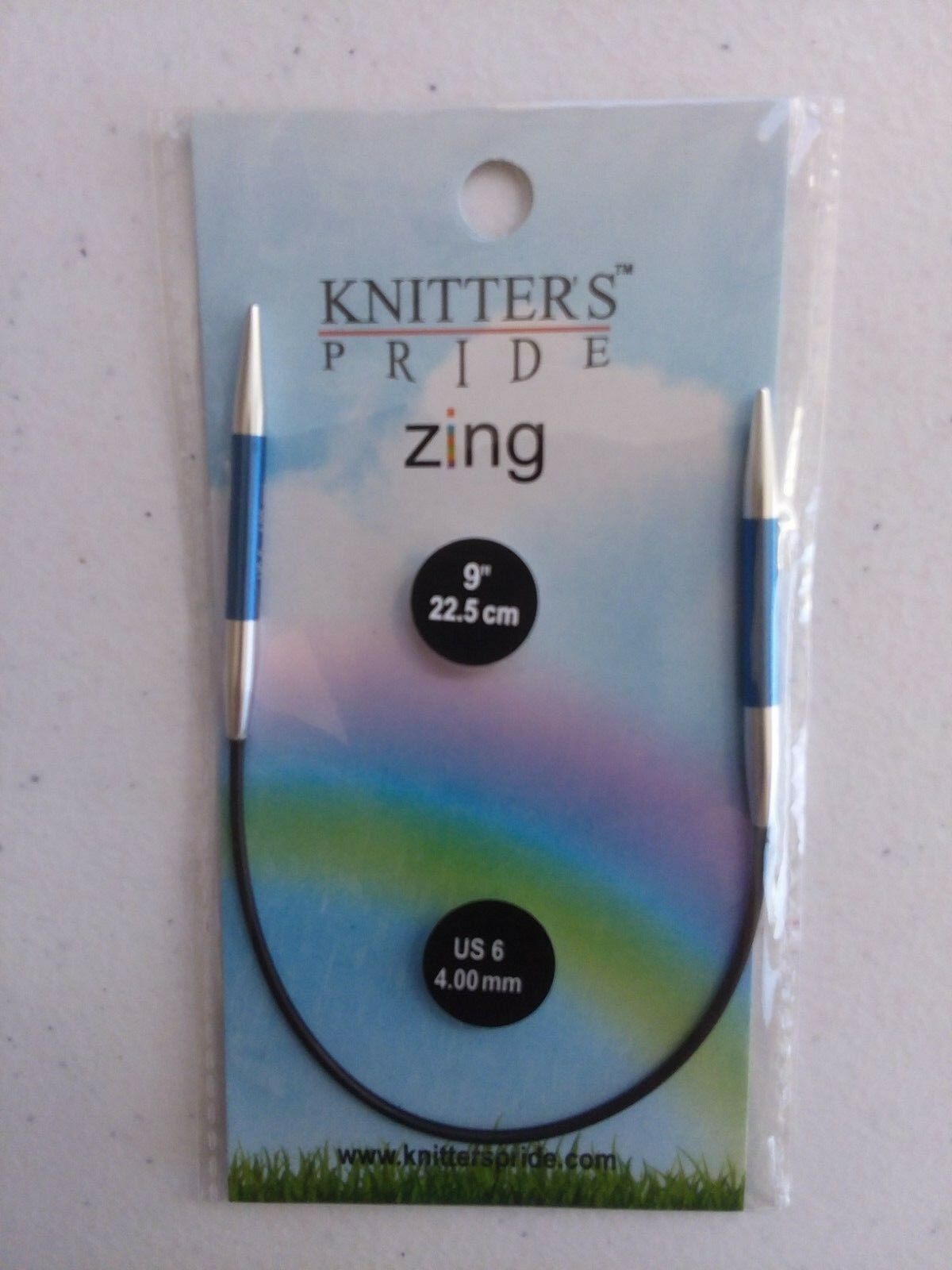 Knitters Pride Zing 9 Inch (22.5 Cm) Circular Knitting Needles