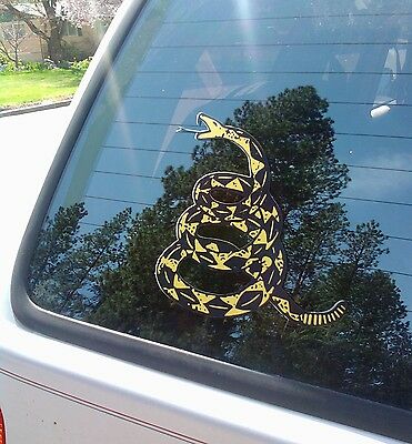 Dont Tread On Me Stickers Gadsden Flag Snakes Die Cut Decal 2 pack 5