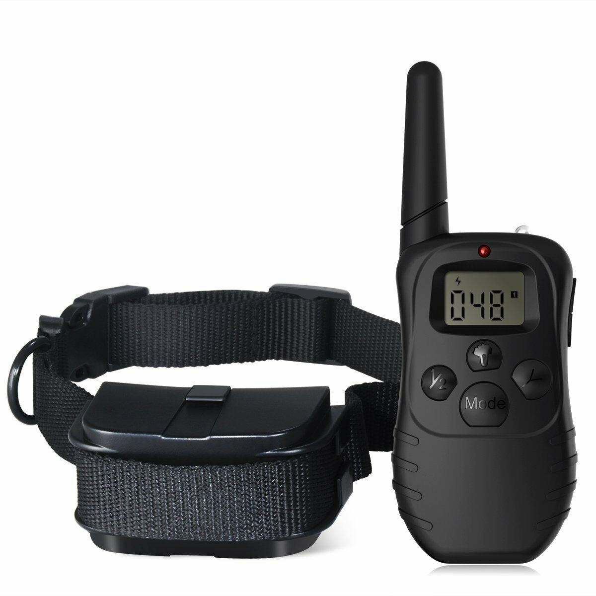 Remote LCD 100LV 300M Electric Shock Vibrate Pet Dog Training Collar Waterproof