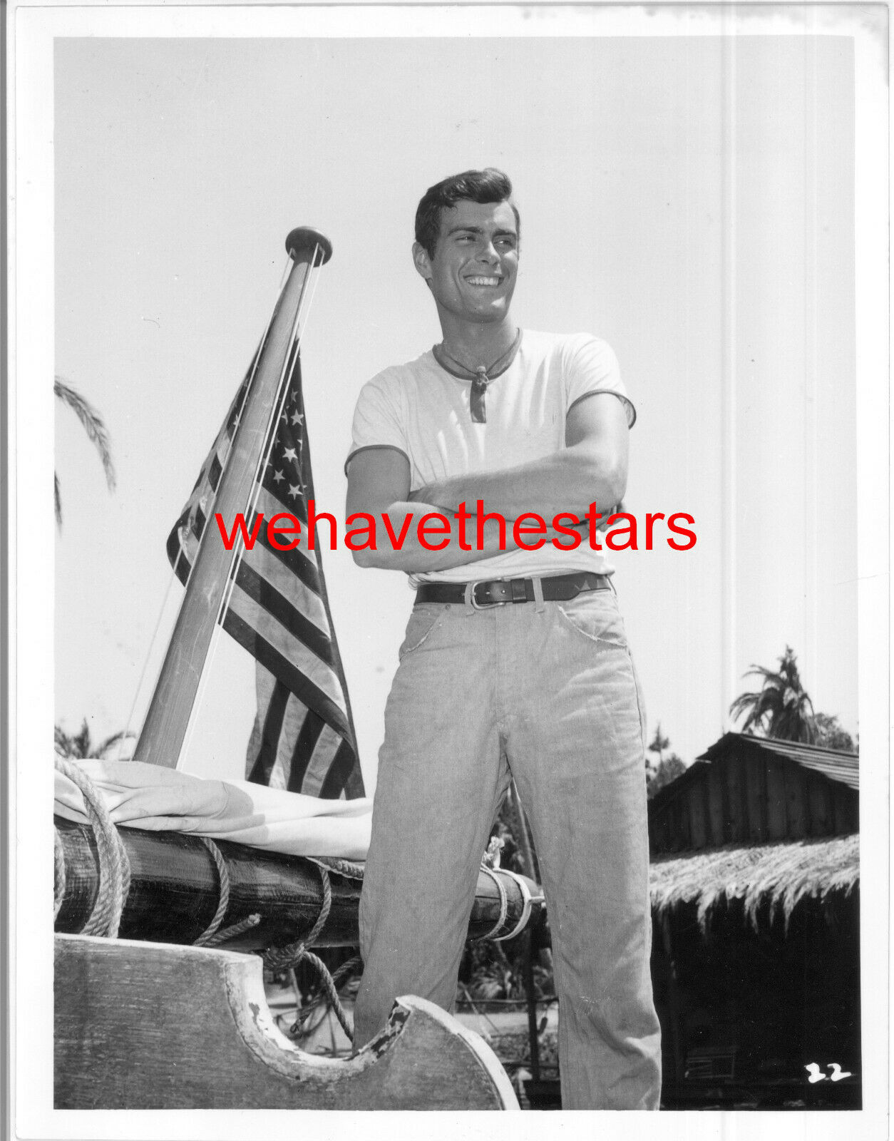 Vintage Gardner McKay HANDSOME SEXY '59 TV PARADISE Publicity Portrait