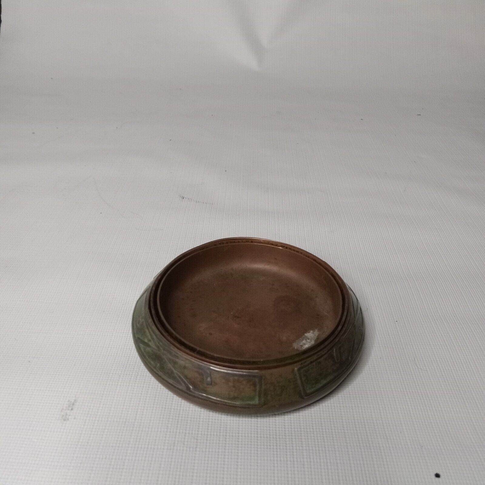 Sterling On Bronze Dishes