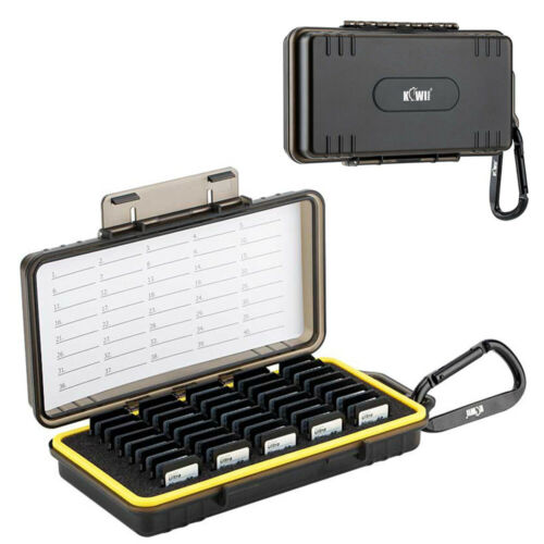40 Slots Water-resistant Sd Ns Cfexpress A Memory Card Case Box Storage Holder