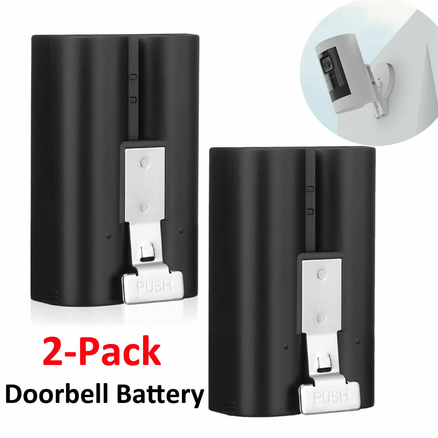 Rechargeable Battery Pack Quick Release For Ring Video Doorbell 2 &spotlight Cam