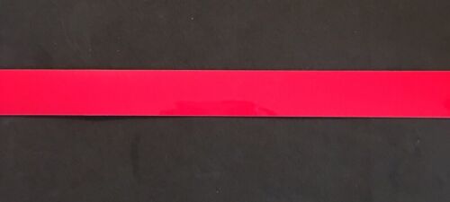 1" Red Full Size Football Helmet Stripe Decal High Quality.