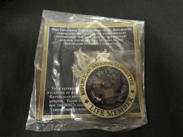 Republican National Committee 2015 Life Member Challenge Coin     J13