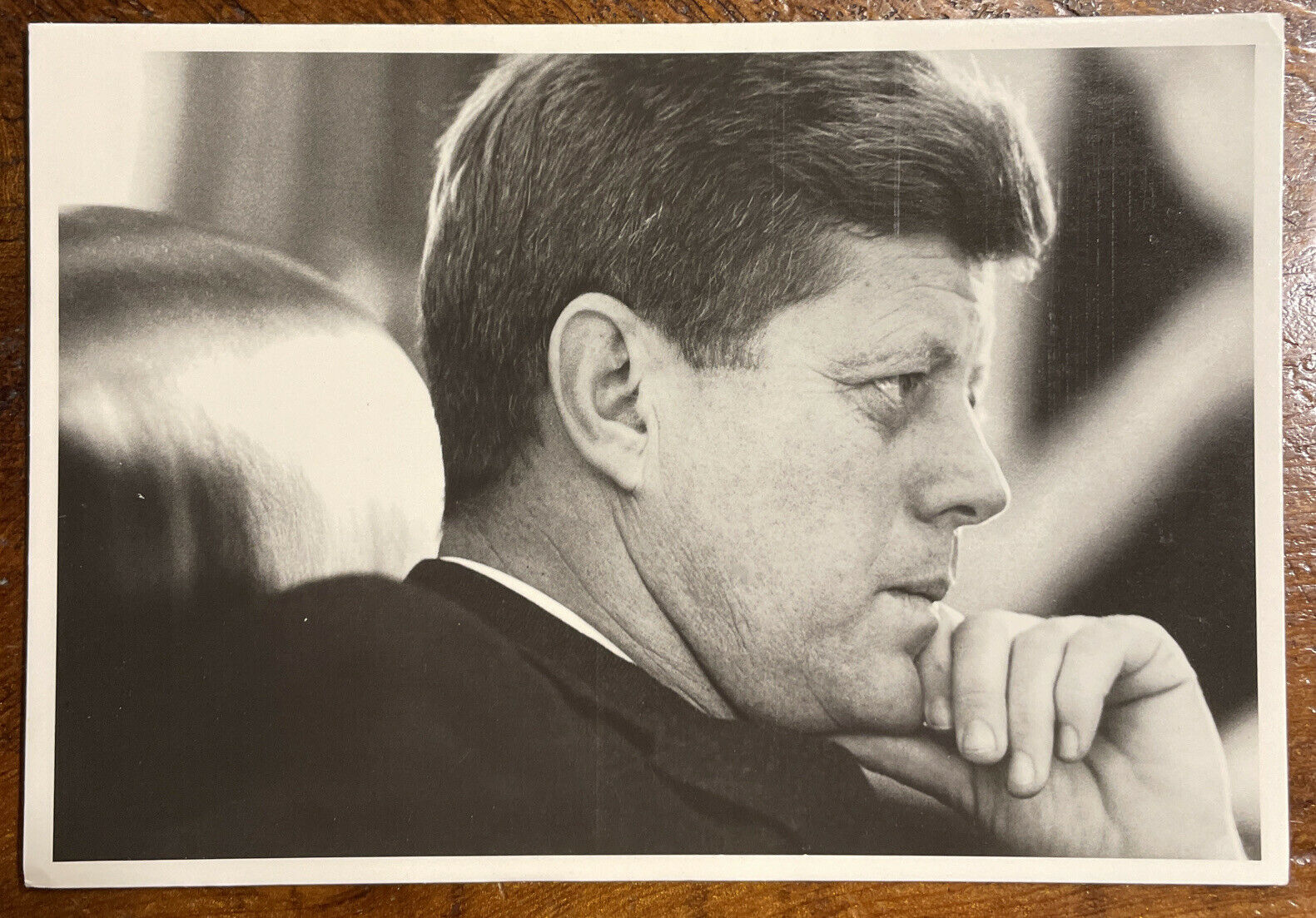 John F Kennedy In The Oval Office Jan 21 1961 Postcard Jacques Lowe Visual Arts
