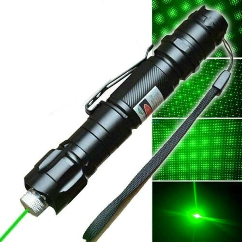 1mw 900 Miles Green Laser Pointer Pen Visible Beam Lazer+star Cap+belt Clip Usa
