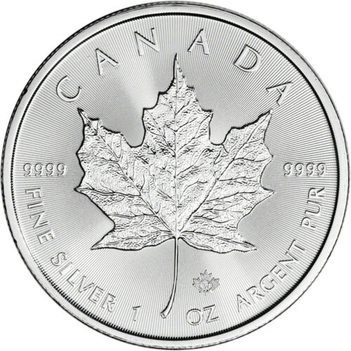 2021 Canada Silver Maple Leaf - 1 Oz - $5 - Bu