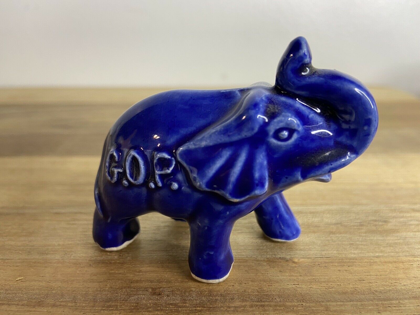 Vintage GOP Bridges Ceramic Elephant