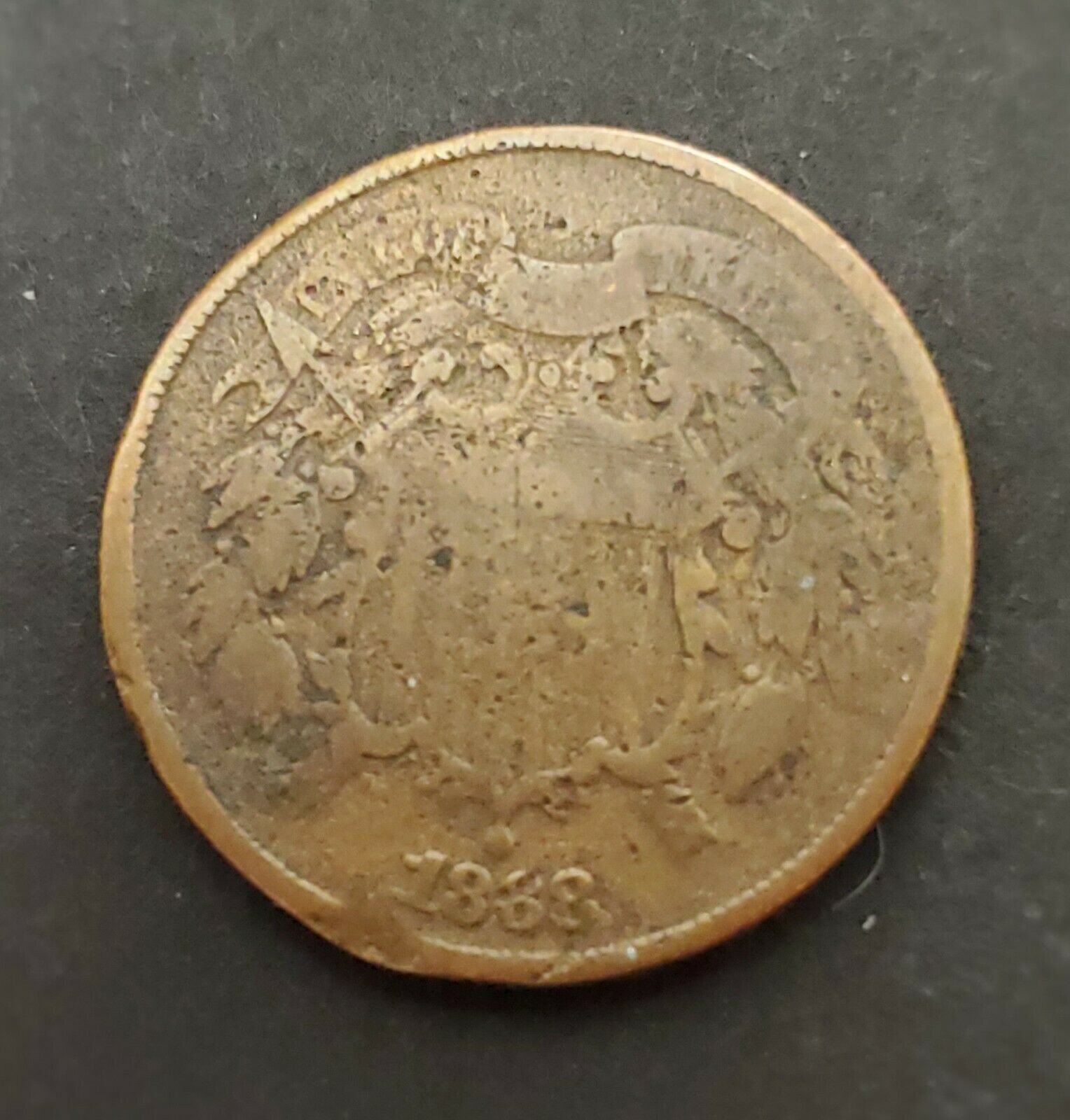 1868 2 Cent Piece 2C