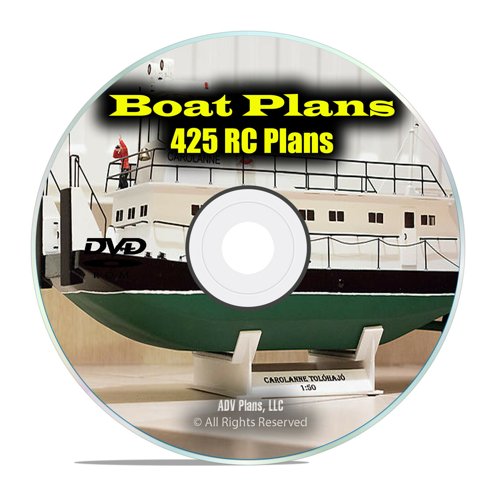 425 Rc Remote Control Model Boat Plans, Ships, Tugboats, Fishing Pdf Dvd I20