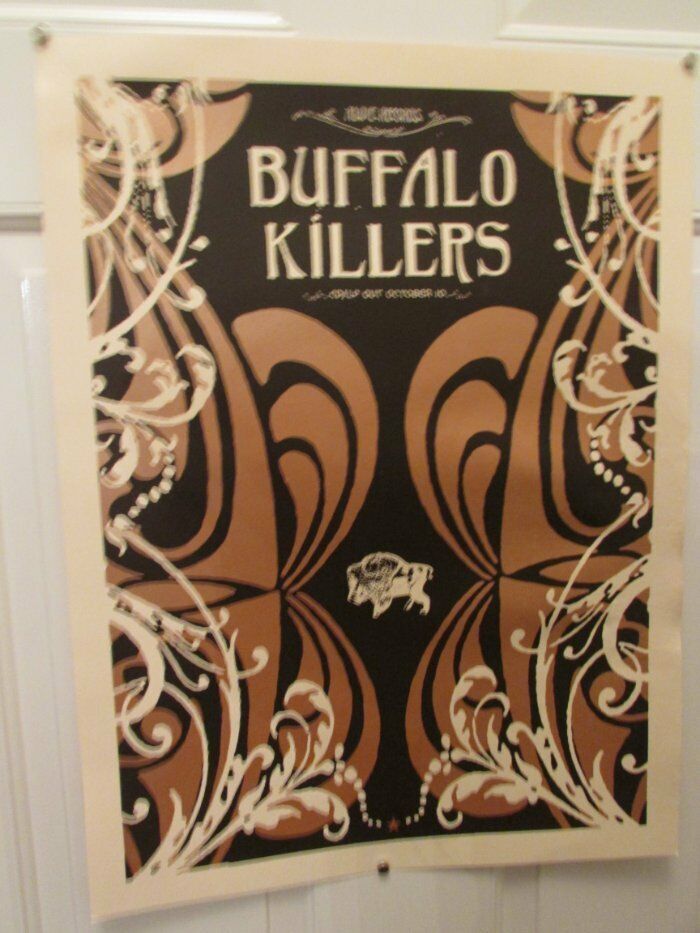 2002 BUFFALO KILLERS ALIVE RECORDS ROCK & ROLL GIG CONCERT POSTER LE S/N P166