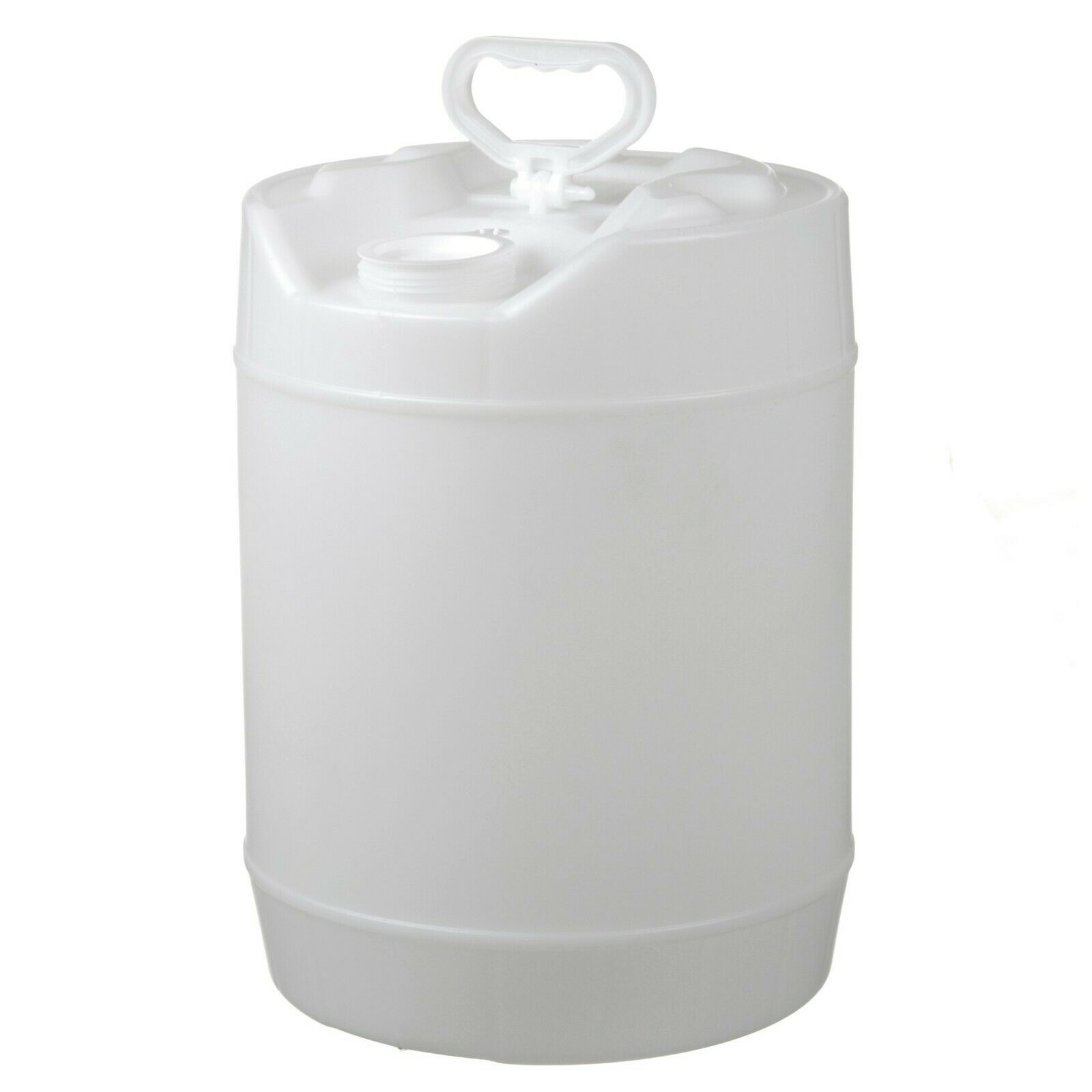 5 Gallon Round Natural Hdpe Plastic Tight Head Container/ Water Jug & Cap