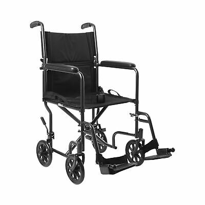 McKesson Lightweight Transport Wheelchair Steel 19