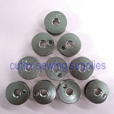 10 Steel Bobbins For Consew 225 226 Walking Foot Sewing Machines #10656