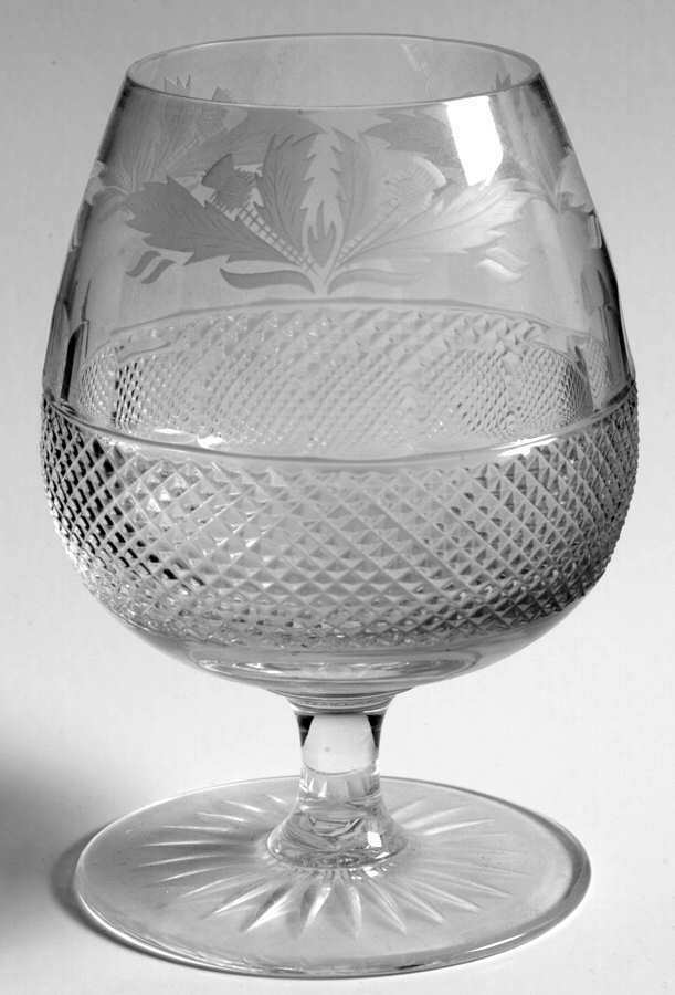 Edinburgh Crystal Thistle  Brandy Glass 6121240