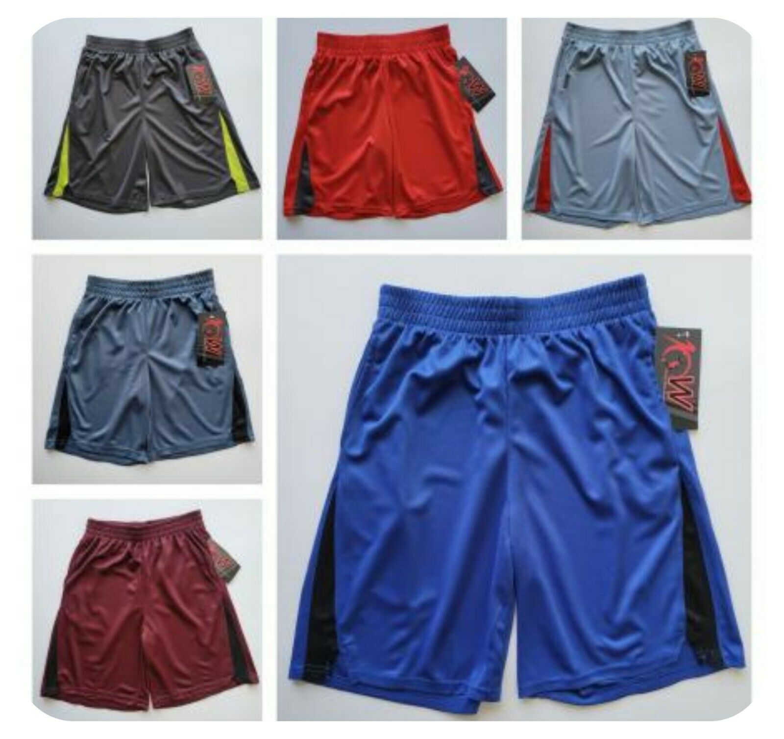 NEW Boys Shorts Sports Basketball Team Outdoors with Side Pockets