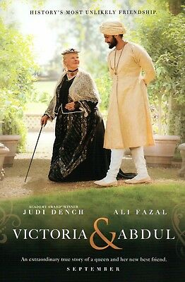NOT THE FILM, Judi Dench in Victoria & Abdul Movie Poster Card - NOT Postcard