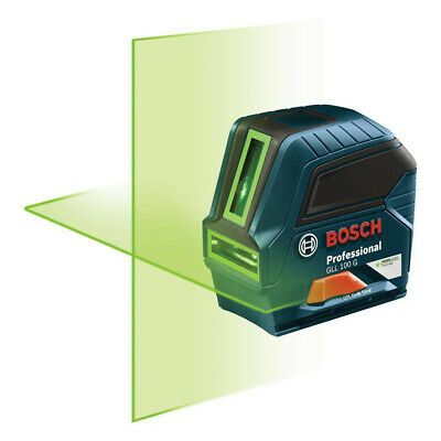 Bosch GLL100GXRT Green Self-Leveling Cross-Line Laser Certified Refurbished