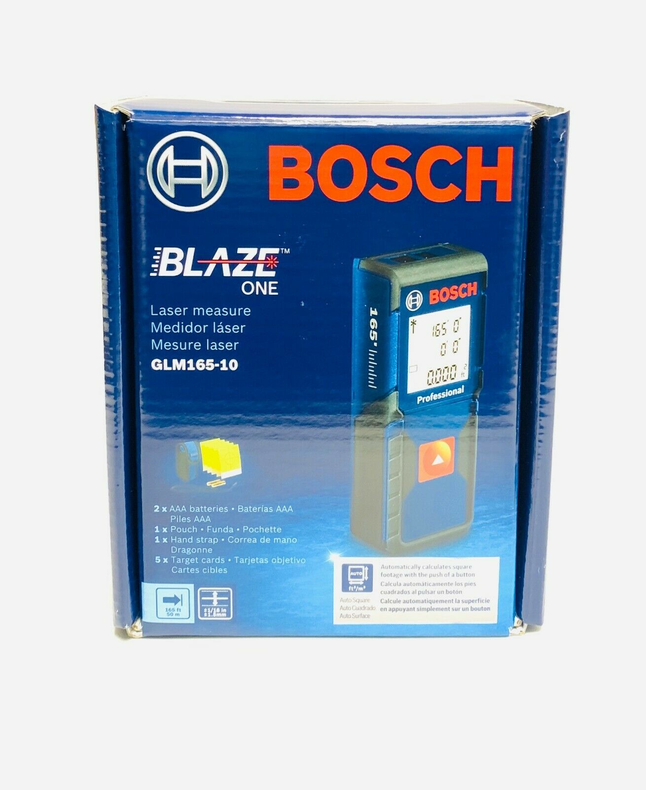 Bosch 165 Ft. Laser Measure Glm165-10 New