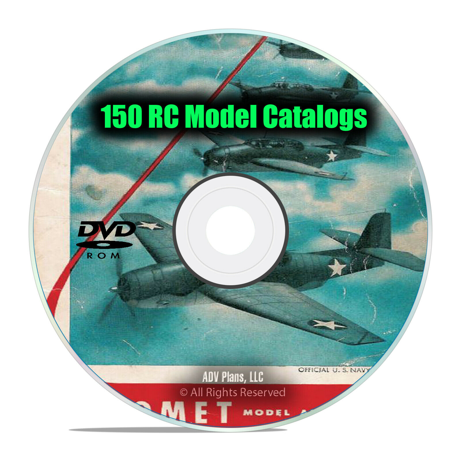 150 Classic RC Model Airplane Catalogs, Comet, Aeroflyte, Keil Kraft PDF DVD I11