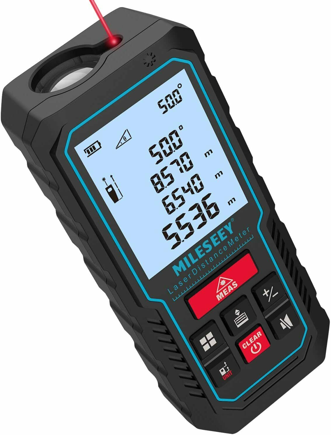 70m/229ft Handheld Digital Laser Point Distance Meter Measure Tape Range Finder