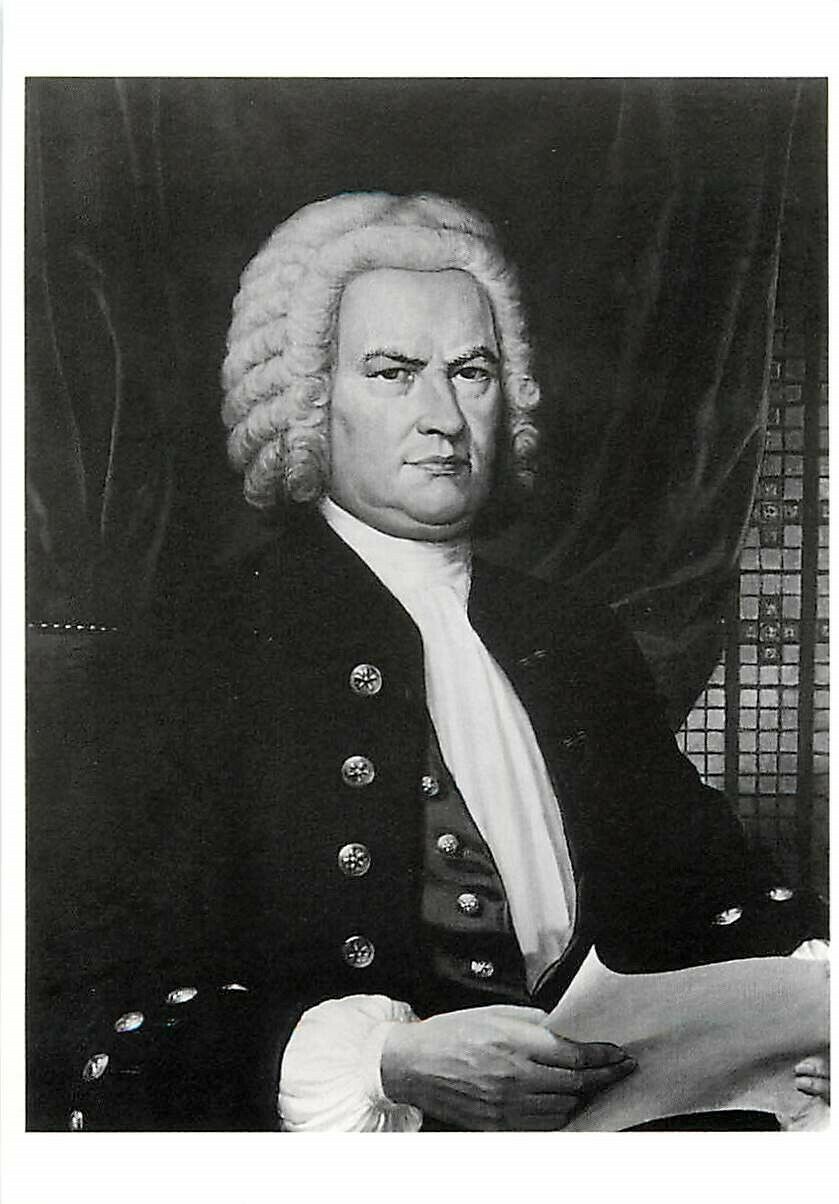 Johann Sebastian Bach Composer Modern Postcard