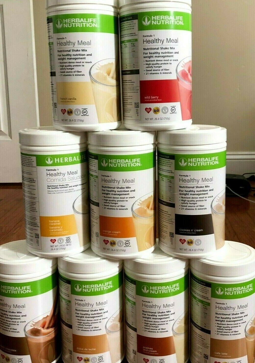 HERBALIFE Formula 1 Healthy Meal Nutritional Shake - All Flavors - Combo Options
