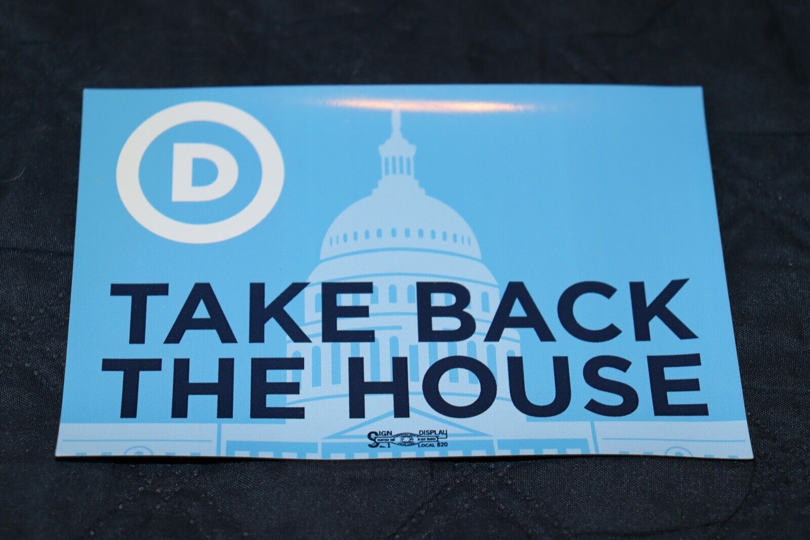 PRO-AMERICAN Democrat Take Back the House Voting Bumper Magnet Sticker 6 x 4