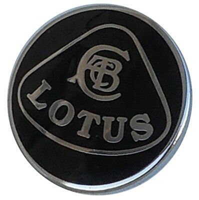 Lotus lapel pin - all black finish