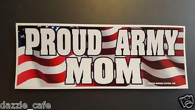 Proud Army Mom Proud Parent Bumper Sticker Decal DC 033