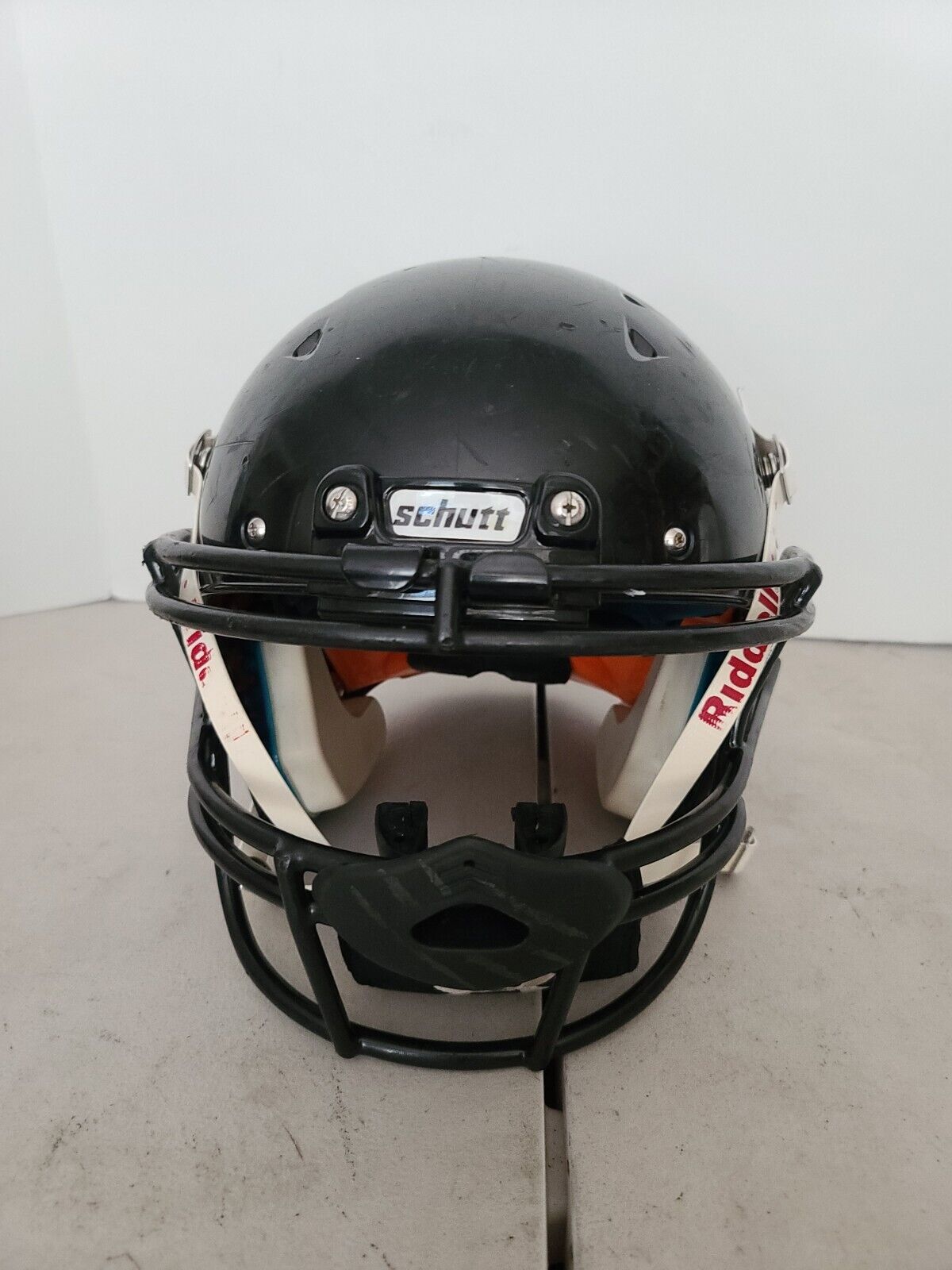Schutt Recruit Hybrid DNA Football Helmet Black Youth Medium M Chin Strap Face