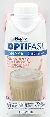 Optifast 800 - Ready To Drink Shakes - Strawberry - 24 Servings - New & Fresh