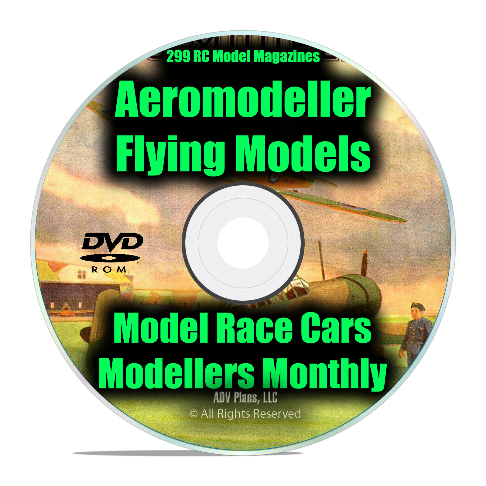 RC Model Airplane Magazines, Aeromodeller, Modellers Monthly, 299 Issues DVD I12