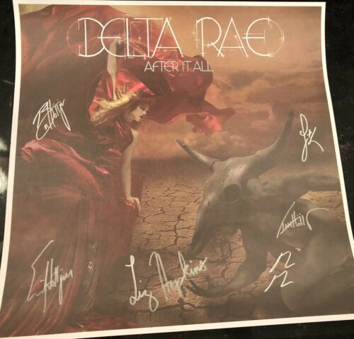 Delta Rae Autographed Poster Signed 18x18